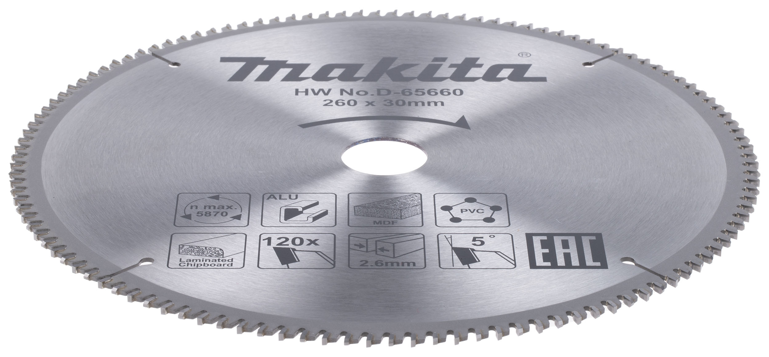 d-65660 Makita Circular Saw Blade, Pack of 1