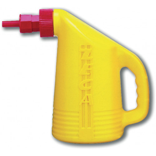 SAM Plastic Storage Bin, 280 mm x 280 mm x 240 mm, Red, Yellow