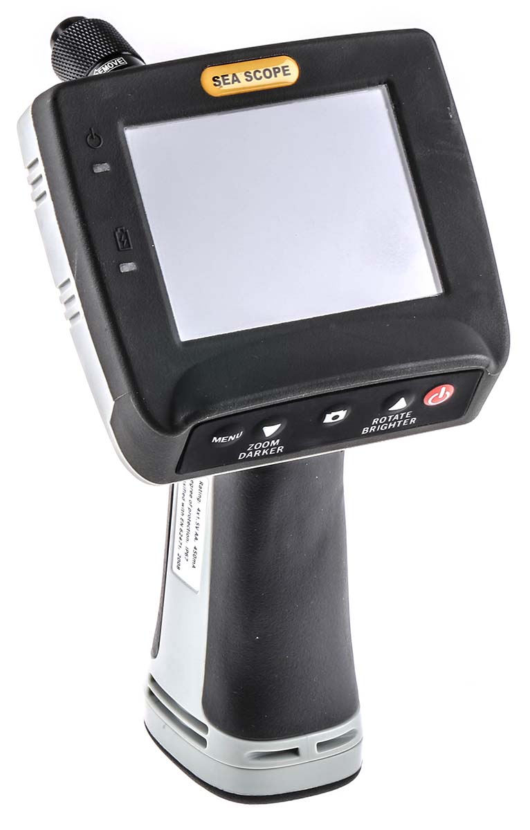 RS PRO 8 mm probe Inspection Camera, 880 mm Probe Length, 640 x 480 pixel Resolution, LED Illumination, ABS