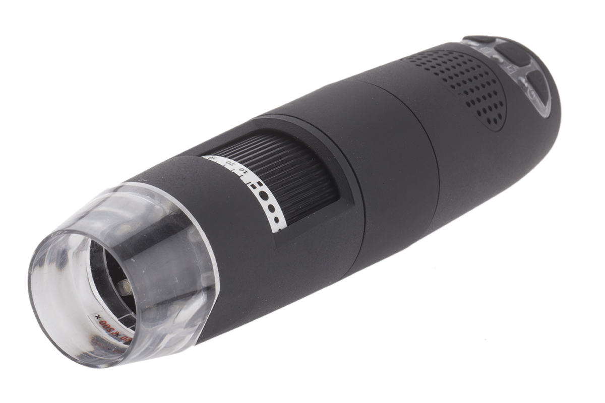 RS PRO USB WiFi Microscope, 1280 x 1024 pixel, 5 to 200 X Magnification