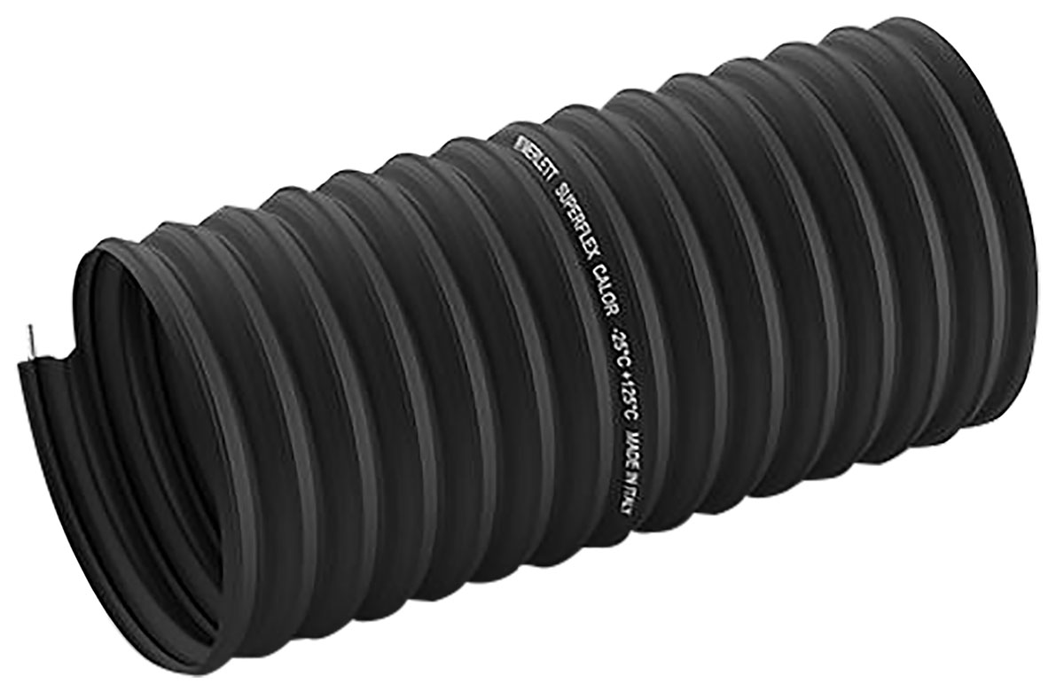 Contitech Black Thermoplastic Elastomer Reinforced Flexible Ducting, 5 m