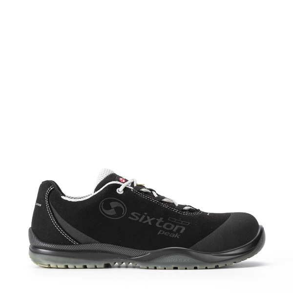 Sixton CUBAN Unisex Black Aluminium Low Safety Shoe, UK 12, EU 47