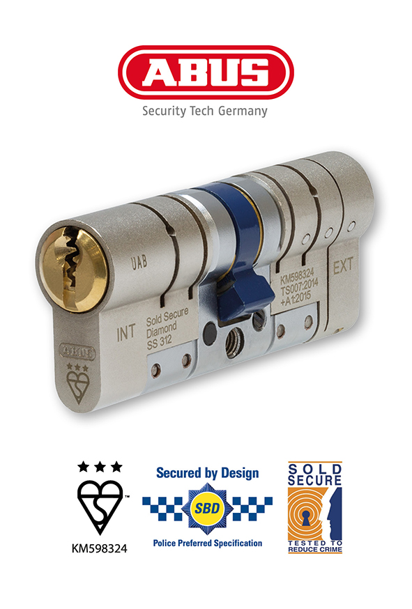 ABUS Brass Euro Cylinder Lock (70mm)