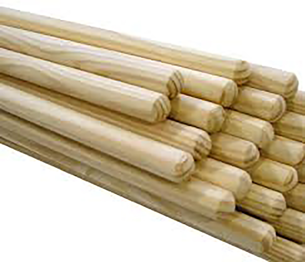 Cottam Natural Wood Brush Handle 1.4 m for use with Brush Head