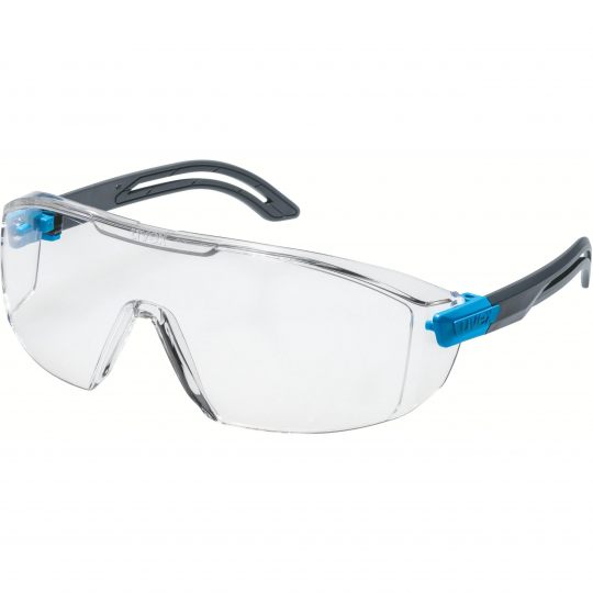 uvex i-lite Safety Glasses, Anti-Scratch, Anti-Fog, UV400, Clear Polycarbonate Lens, Plastic