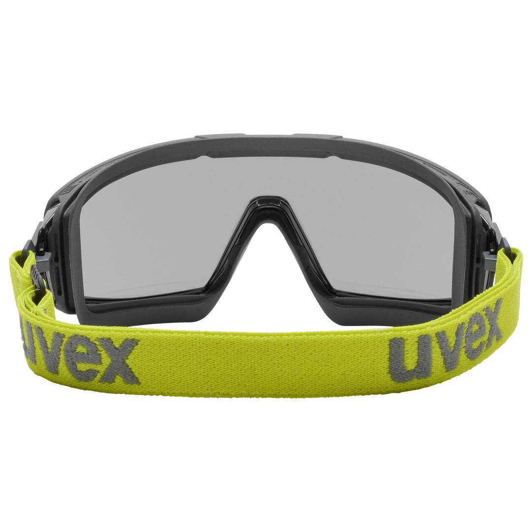 9143283 uvex Uvex i-guard Anti-Fog, Impact Resistant, Anti-Scratch Safety Goggles with Grey Lenses