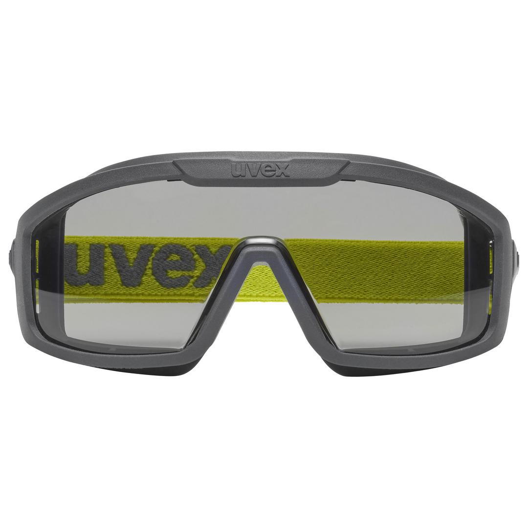 9143283 uvex Uvex i-guard Anti-Fog, Impact Resistant, Anti-Scratch Safety Goggles with Grey Lenses