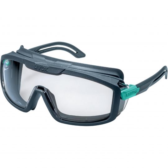 uvex Uvex i-guard planet 9143 296 Safety Glasses, Anti-Fog, Scratch Resistant, Impact Resistant, Clear, Anthracite
