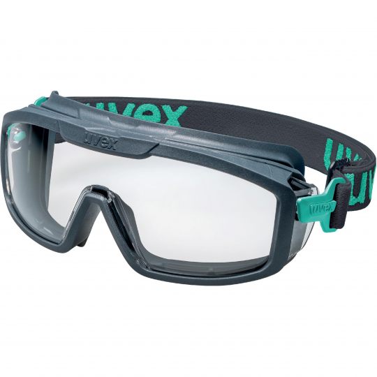 uvex Uvex i-guard+ planet 9143 297 100% UVA and UVB Protection, Anti-Scratch, Anti-Fog Safety Goggles with Clear Lenses