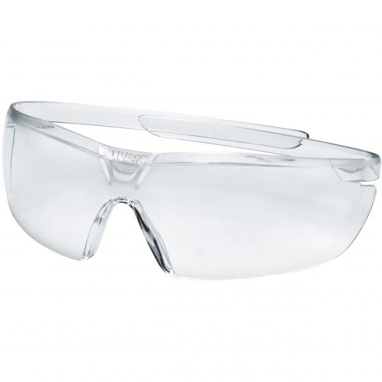 uvex pure fit Safety Glasses, Anti-Scratch, Impact Resistant, Anti-Fog, Resistance to High Speed Particles, Clear,