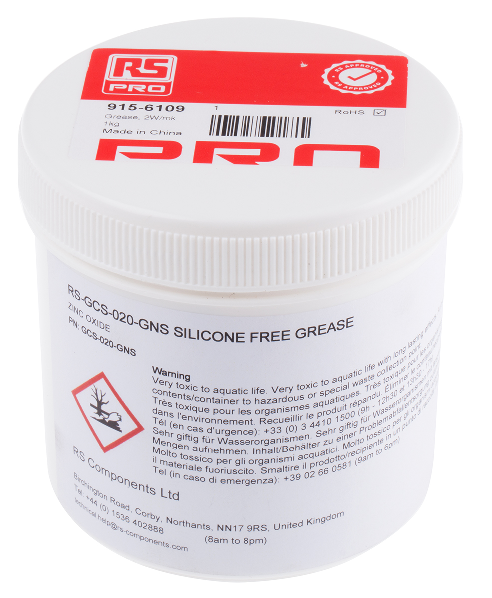 RS PRO Non-Silicone Thermal Grease, 2 W/mK
