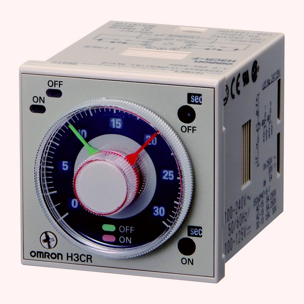 Omron Plug In Timer Relay, 24-48/12-48V ac/dc, 2-Contact, 0.05 → 1080000s, DPDT