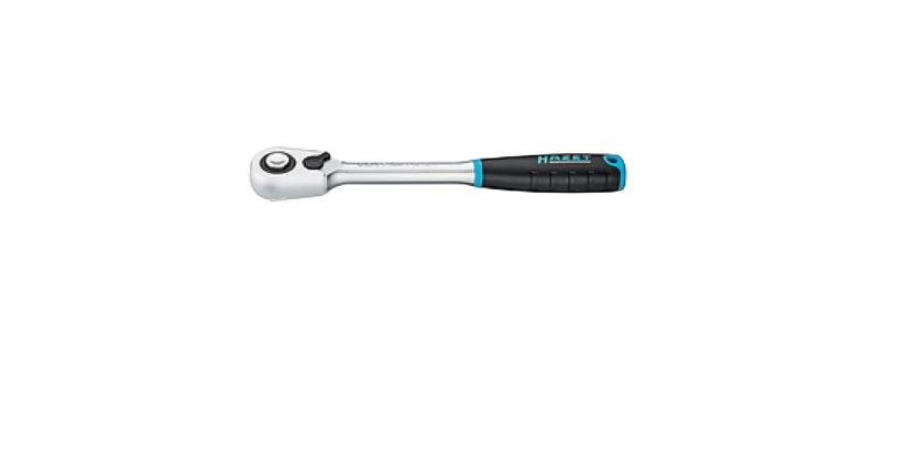 HAZET 1/2 in Socket Wrench with Ergonomic Handle, 275 mm Overall