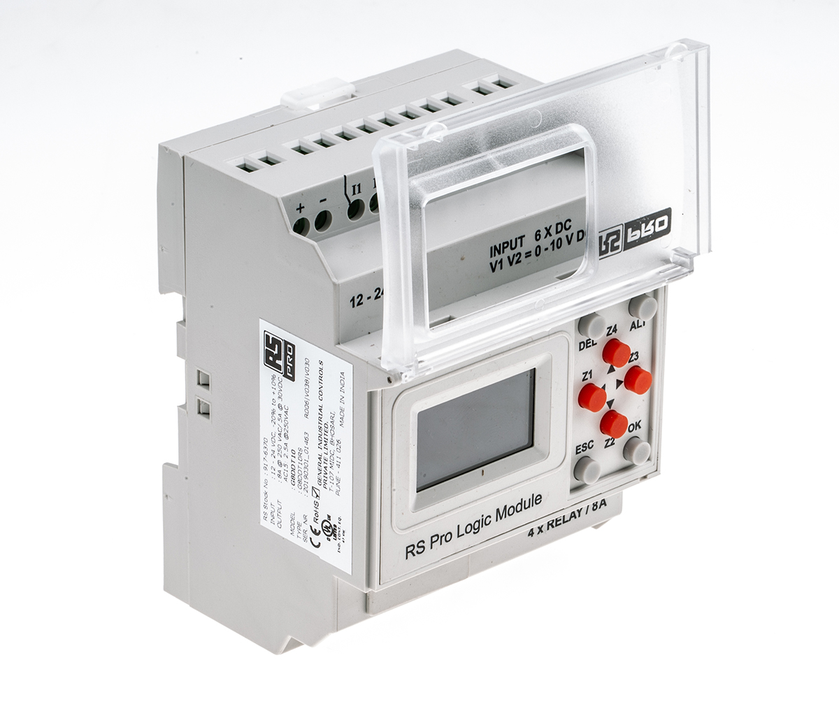 917-6370 RS PRO Logic Module, Digital Output, 8-Input, Analogue Input