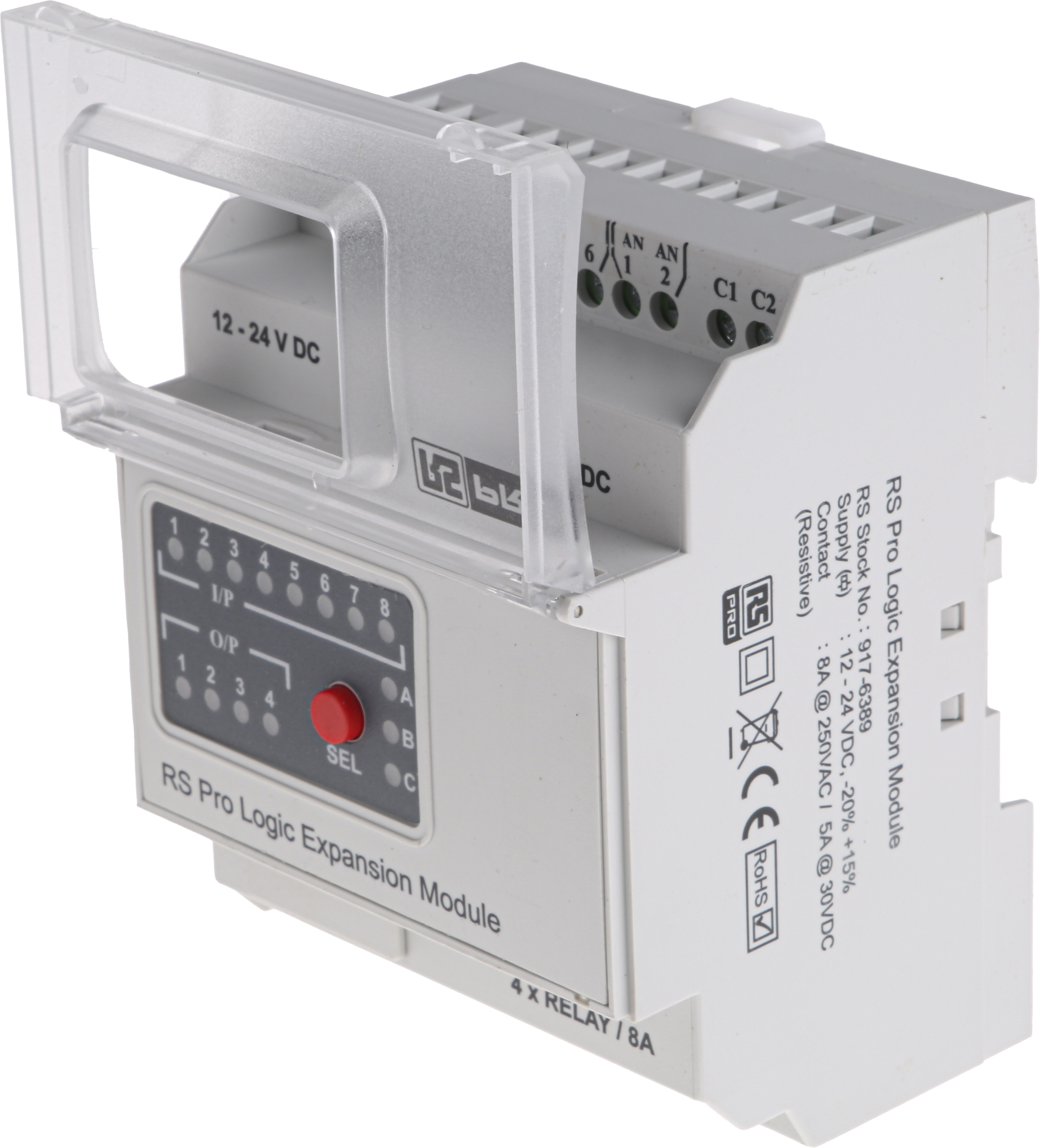 917-6389 RS PRO I/O Extension Module, Digital Output, 8-Input, Digital Input