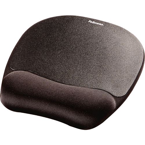Fellowes Black Memory Foam Mouse Pad 25.4 mm Height