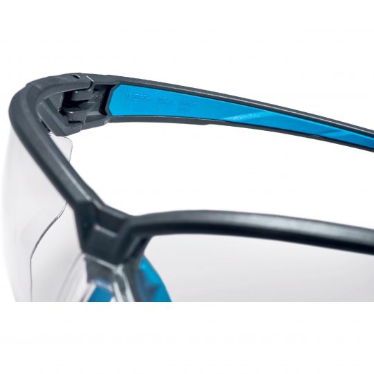 9181265 uvex suXXeed Safety Glasses, Anti-Fog, Resistance to High Speed Particles, Scratch Resistant, Clear Polycarbonate Lens,