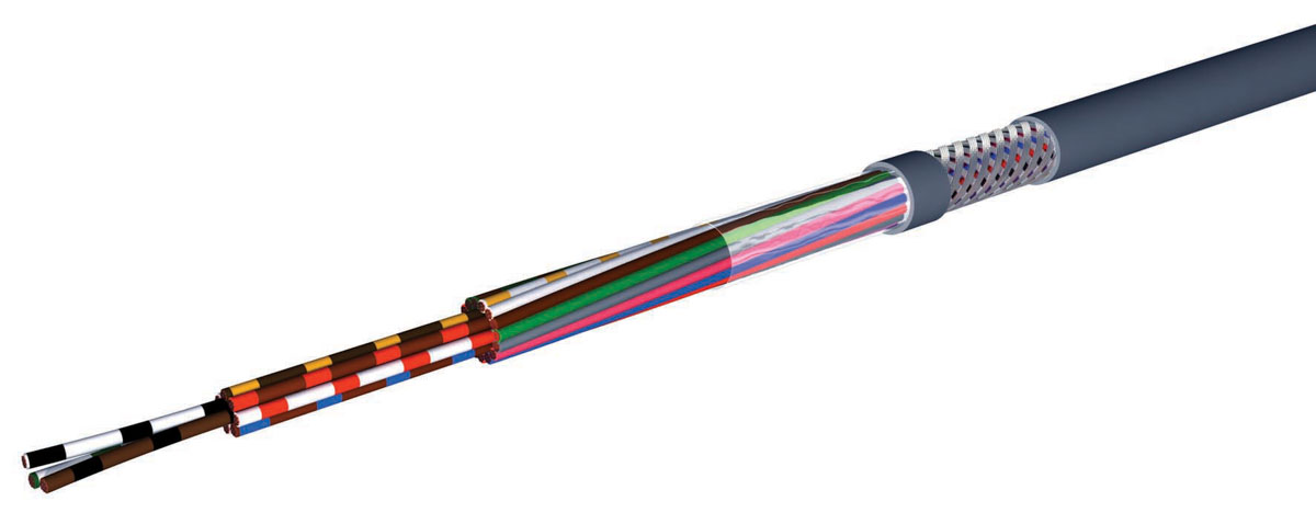 AXINDUS LIYCY Data Cable, 19 Cores 0.25mm² 23 AWG, 30 m, Screened, Grey Polyvinyl Chloride Sheath
