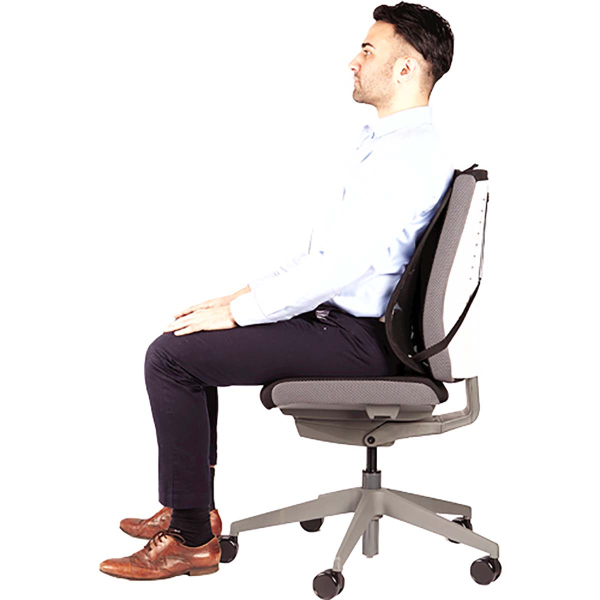 9191301 Fellowes Black Mesh Back Support