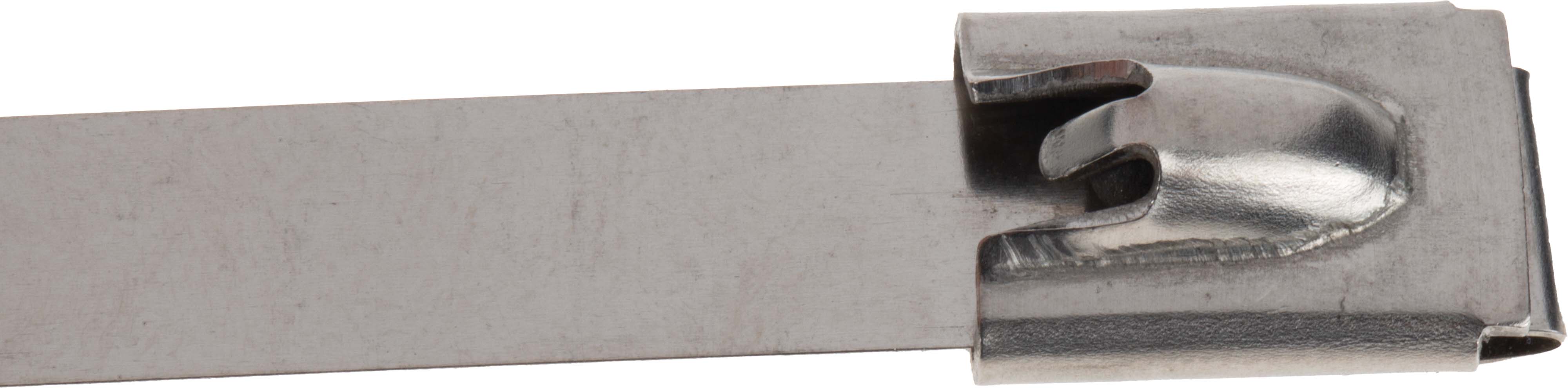 159-5335 RS PRO Cable Tie, Roller Ball, 360 mm x 7.9mm, Metallic 316 Stainless Steel