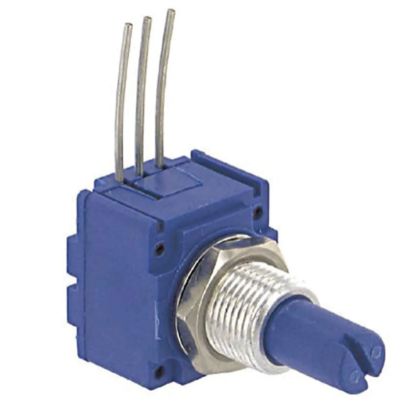 Bourns 91 250 kΩ Rotary Potentiometer 1-Turns 1-Gang Panel, 91A1A-B28-A22L