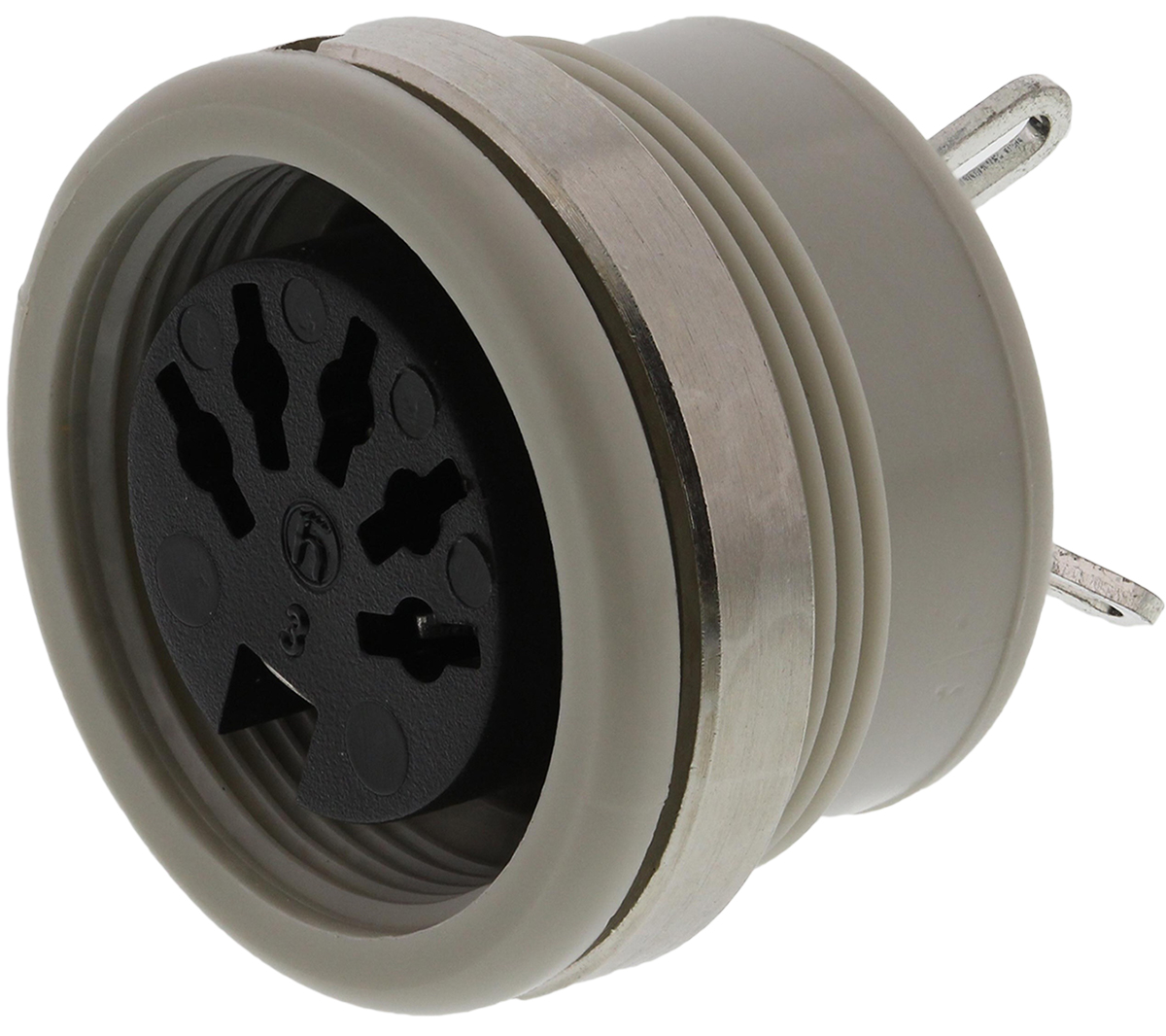 Hirschmann, MAB 3 Pole Din Socket, DIN 41524, 4A, 34 V ac/dc IP30, Screw Lock, Female, Panel Mount