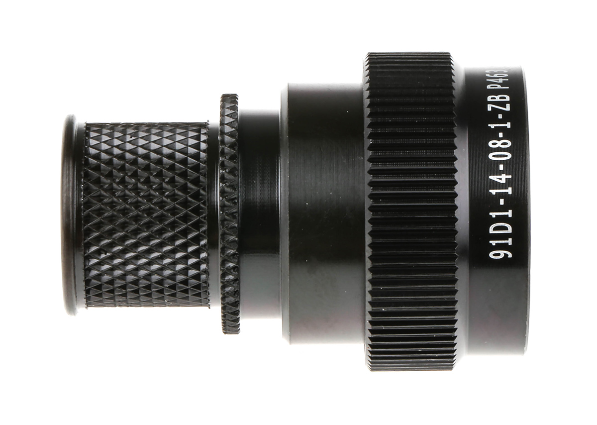 91d1-14-08-1-zb Polamco, 91Size 14 Straight Circular Connector Backshell, For Use With PATT 105, PATT 603, MIL-DTL-26482 Series I