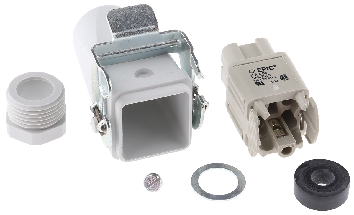 EPIC Connector Set, 4 Way, 10A, Female, H-A, 400 V, 600 V