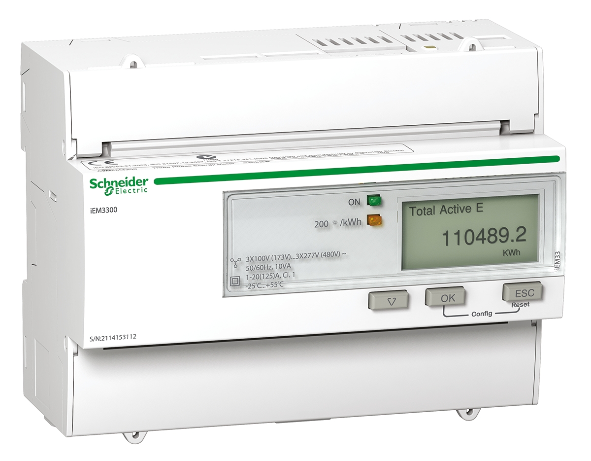 Schneider Electric LCD Energy Meter