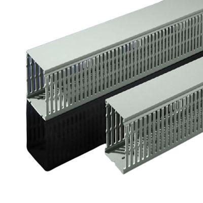 8800751 Rittal TS Slotted Panel Trunking, W40 mm x D40mm, L2m, PVC