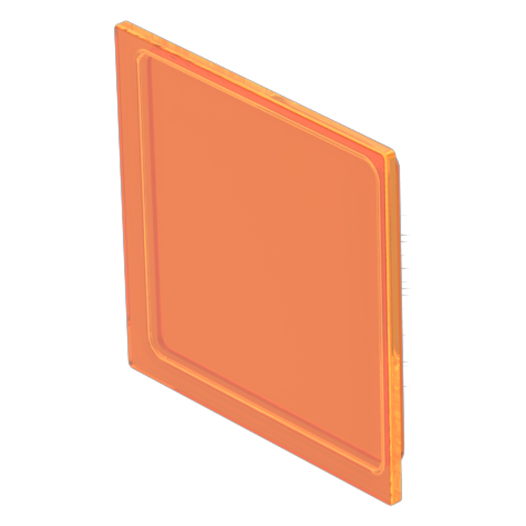 EAO Orange Square Push Button Lens for Use with Series 92 Pushbutton Switches