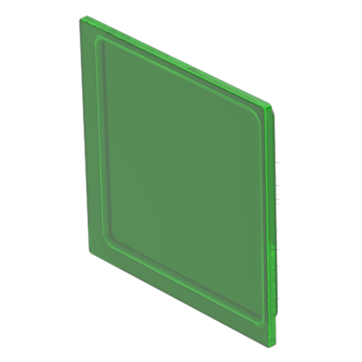 EAO Green Square Push Button Lens for Use with Series 92 Pushbutton Switches