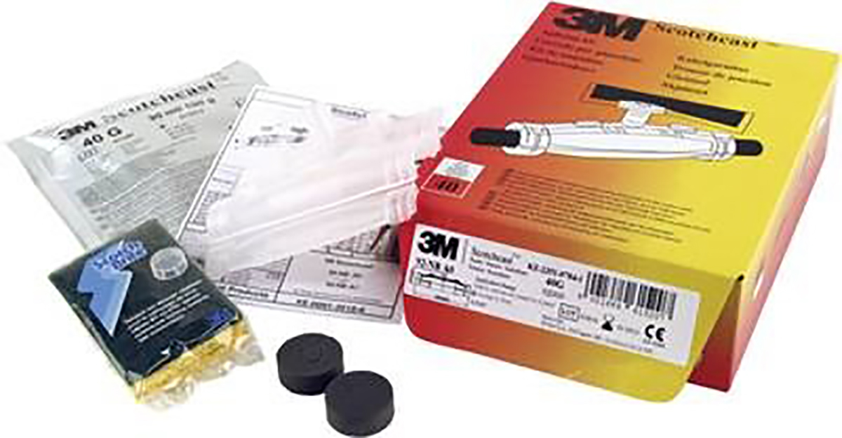 3M 92 NBA 2 Cable Joint Kit Straight Transparent Moulded Case With Closure Cap, Resin Bag 40 With Cmp, Abrasive Sponge,