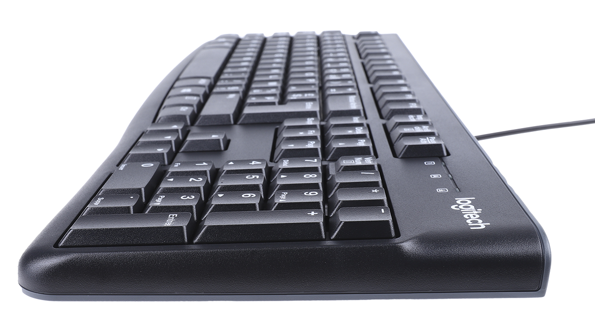 920-002539 Logitech MK120 Wired Standard Keyboard & Mouse Set, AZERTY (France), Black