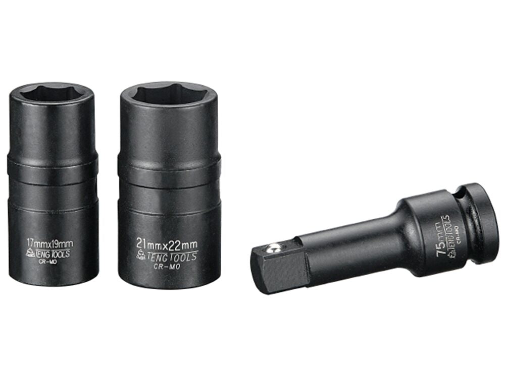 Teng Tools 3-Piece 1/2 in Double Socket Tyre Tool