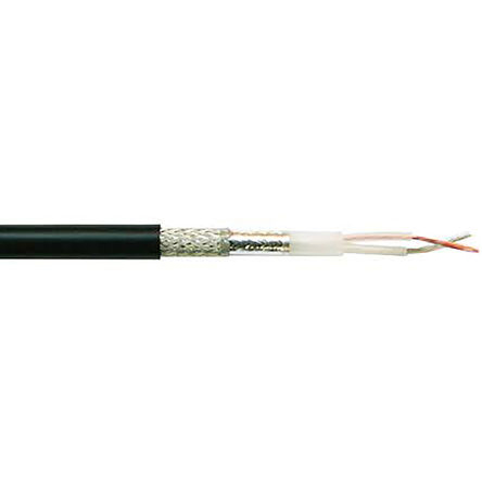 Belden, 9207NH series Unscreened Black Twin Axial Cable, 8.7 mm OD 305 m, 100 Ω impedance
