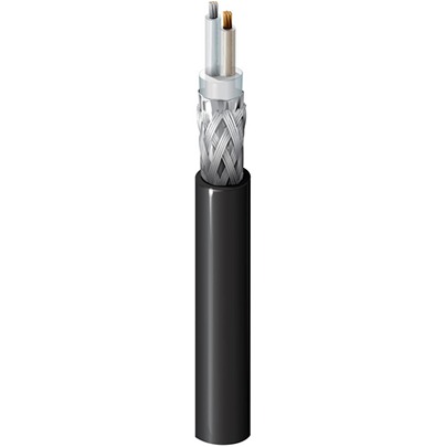 Belden, 9207NH series Black Twin Axial Cable, 8.6 mm OD 500 m, 100 Ω impedance