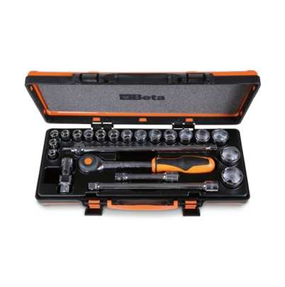 BETA 22-Piece 1/2 in Hexagon Socket Set