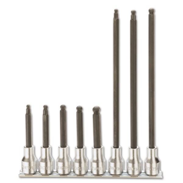 BETA Hexagon Socket, Hex Ball End Socket Driver Set 8 Pieces