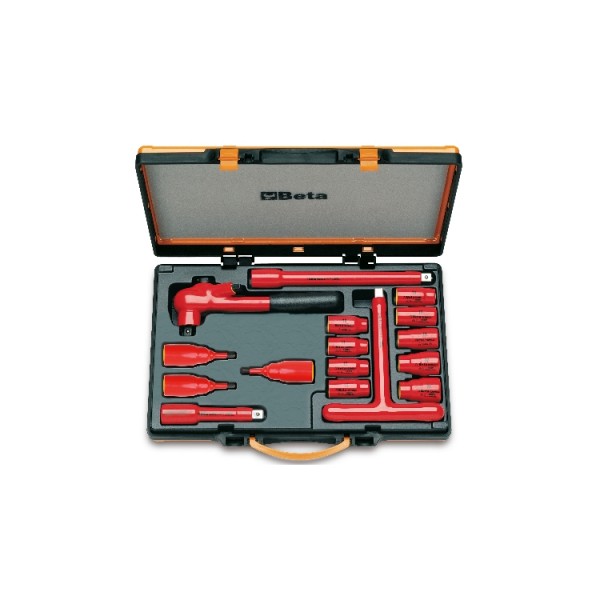 BETA 16-Piece 1/2 in Hexagon Socket & Bit Set VDE/1000V Approved