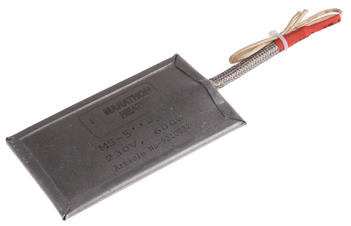 RS PRO Heating Element, 127 mm, 76.2 mm, Mica Strip, 600 W, 230V ac