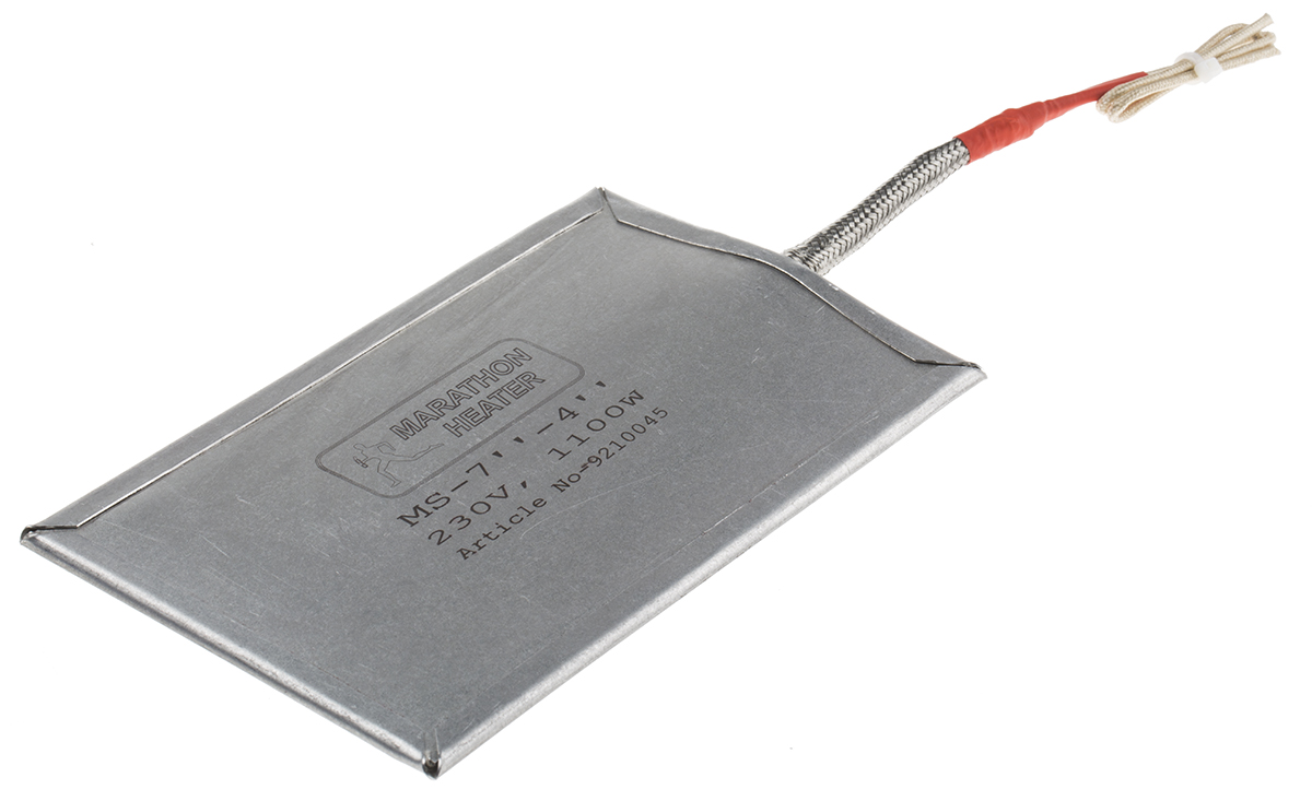 RS PRO Heating Element, 177.8 mm, 101.6 mm, Mica Strip, 1.1 kW, 230V ac