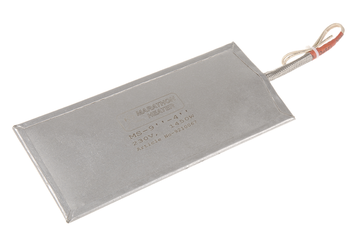 RS PRO Heating Element, 228.6 mm, 101.6 mm, Mica Strip, 1.45 kW, 230V ac