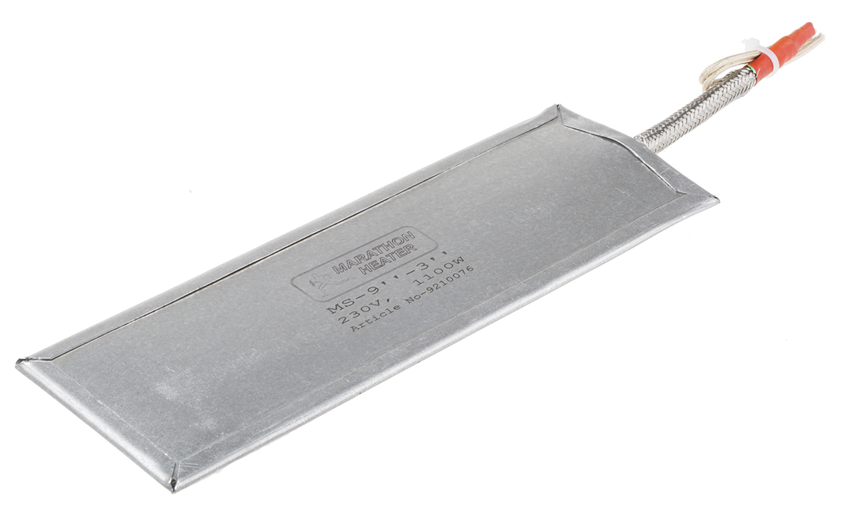 RS PRO Heating Element, 228.6 mm, 76.2 mm, Mica Strip, 1.1 kW, 230V ac
