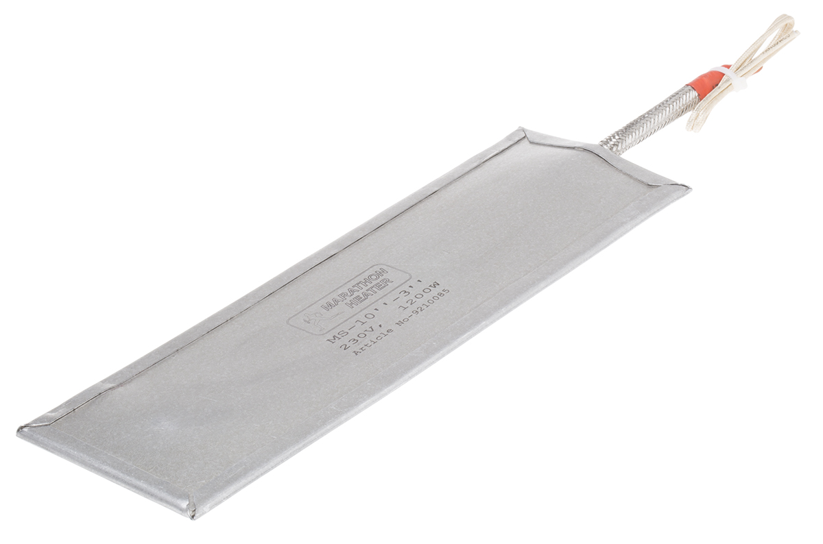 RS PRO Heating Element, 254 mm, 76.2 mm, Mica Strip, 1.2 kW, 230V ac