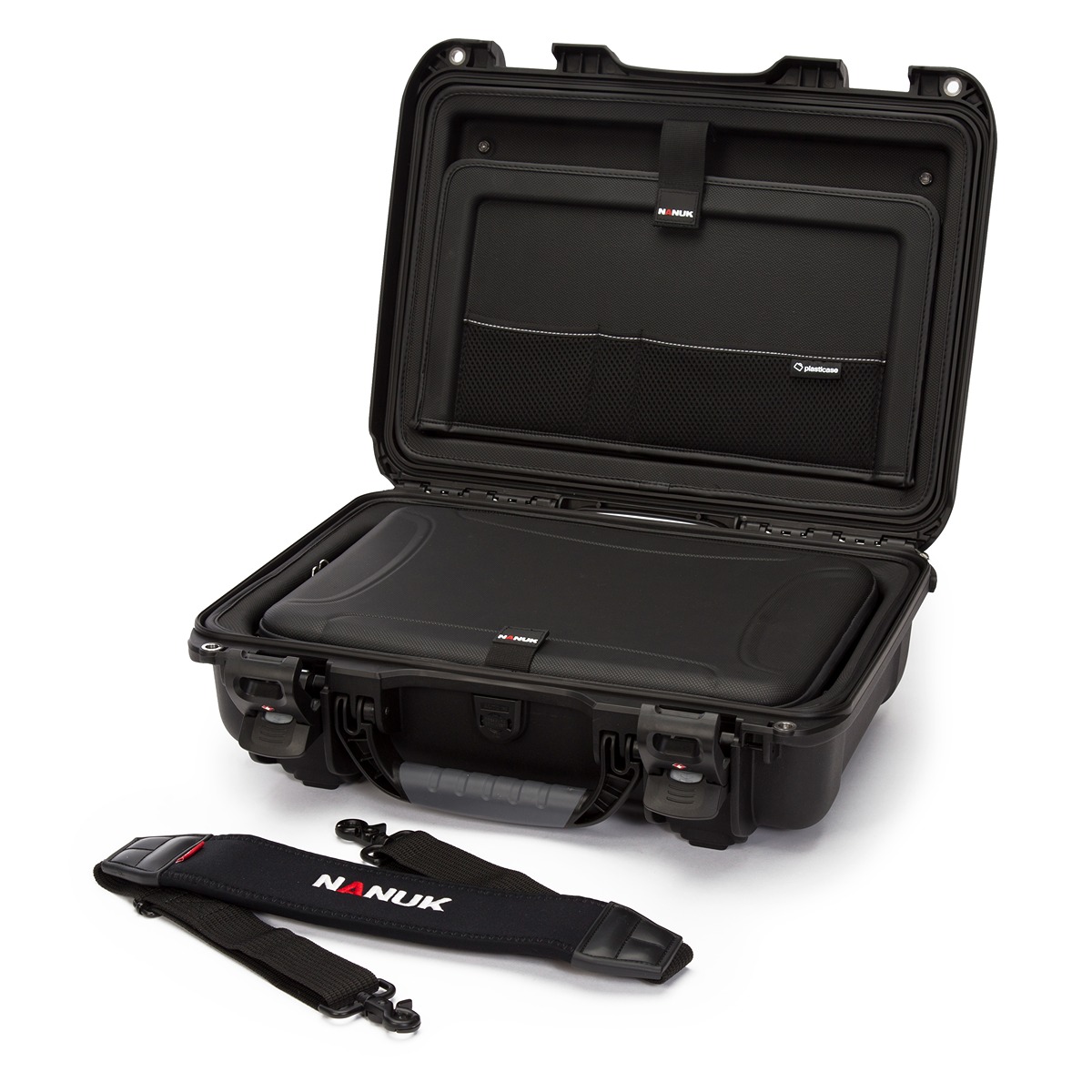 923s-041bk-0a0 Nanuk Nanuk 923 Plastic Waterproof Watertight Transit Case, 366 mm 472 mm 161 mm