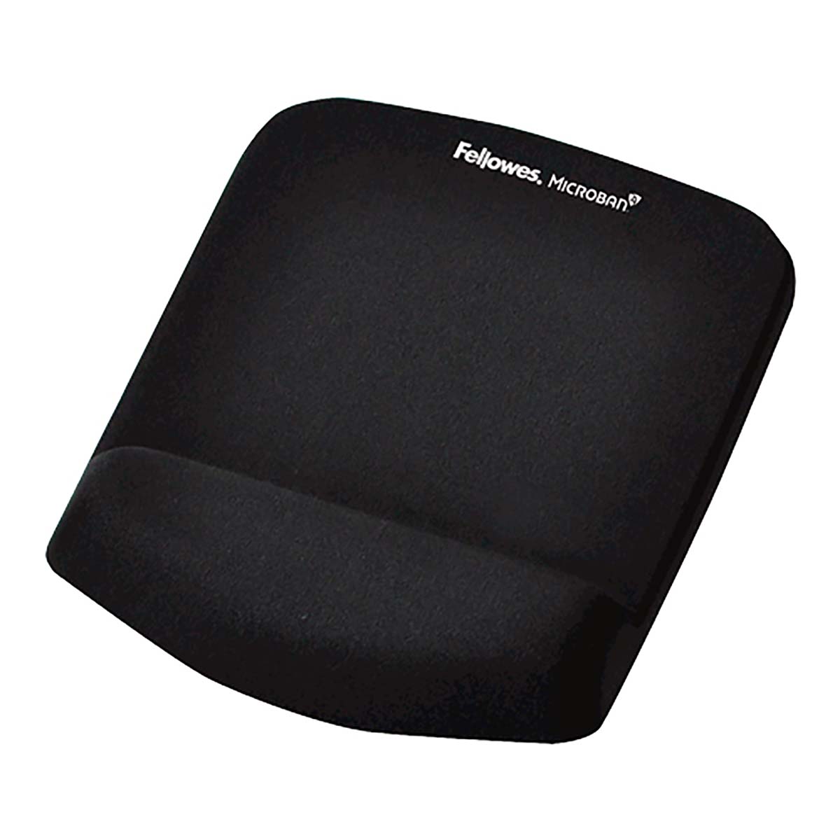 Fellowes Black Fluoropolymer Mouse Pad & Wrist Rest 25.4 mm Height 238.1 mm 184.2mm