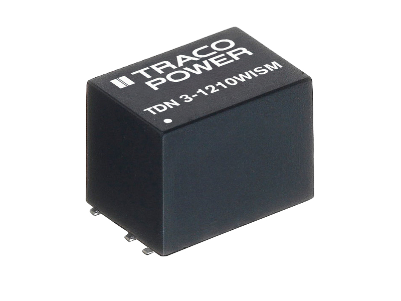 TRACOPOWER TDN 3WISM DC-DC Converter, ±15V dc/ ±100mA Output, 9 → 36 V dc Input, 3W, Surface Mount, +70°C Max