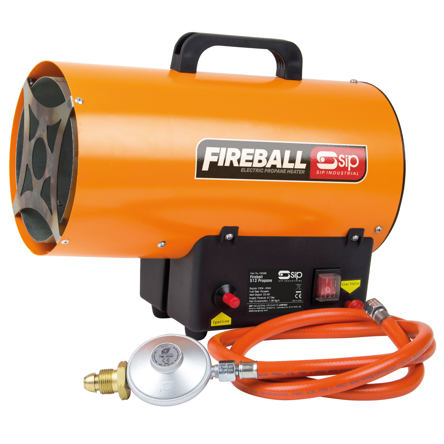SIP 15 kW Industrial Heater, Portable, Type G - British 3-Pin