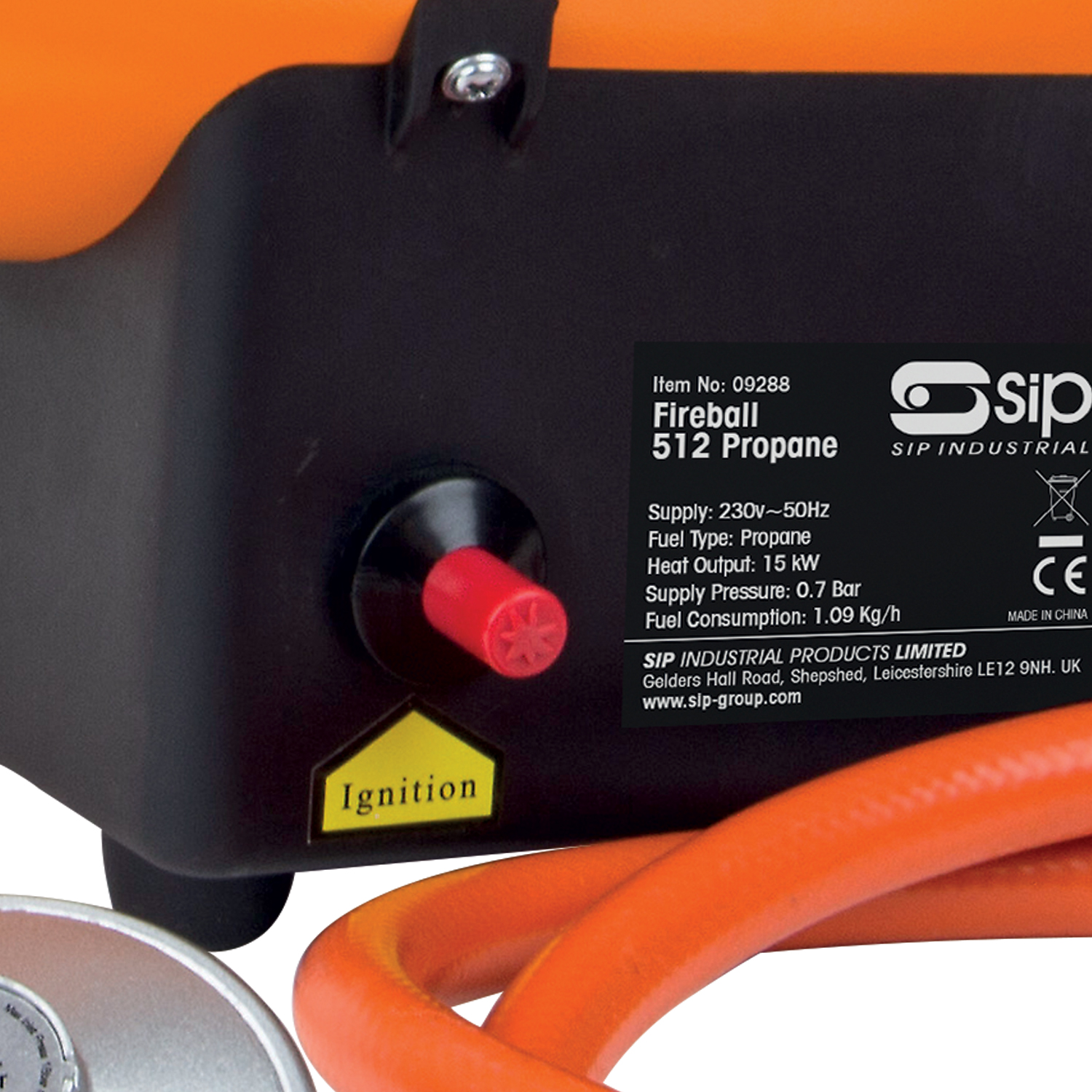 9288 SIP 15 kW Industrial Heater, Portable, Type G - British 3-Pin